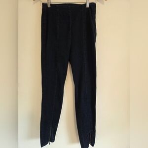 Mavi Gold Blue Jeans High-Rise Straight Leg Zipper Detail At Ankles